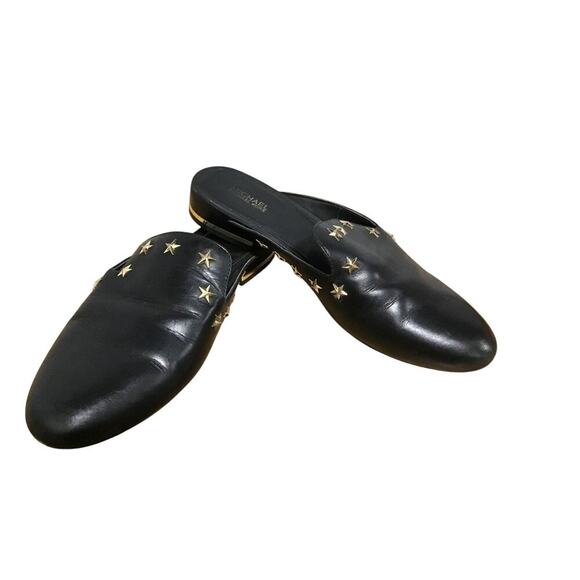 Michael Kors Star Studded Black Mules Size 7.5 - Picture 1 of 8